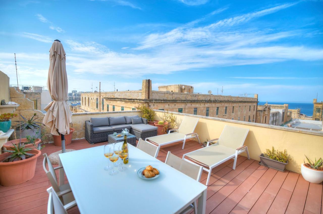 Comfy 1 Bedroom - Sun Terrace & Sea Views Gbuh1-1 La La Valletta Esterno foto